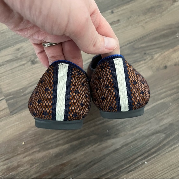 Rothy’s Loafers Women’s 8 Sienna Dot Orange - Picture 7 of 9